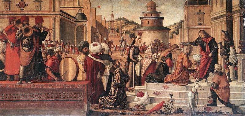 CARPACCIO, Vittore The Baptism of the Selenites dfg oil painting image